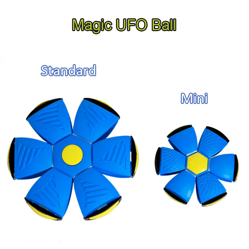 UFO Magic Ball Portable Flying Saucer Toy Outdoor (have Light Model)