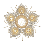 Gifts Byte Pearl Blossom Pooja Thali - Image 3