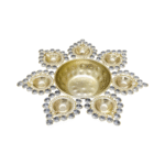 Gifts Byte Crystal-Studded Flower Pooja Thali - Image 2