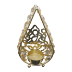 Gifts Byte Crystal Teardrop Lakshmi-Ganesha Tealight Holders (Set of 2) - Image 4