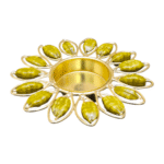Gifts Byte Green Pearl Floral Tealight Holder - Image 2