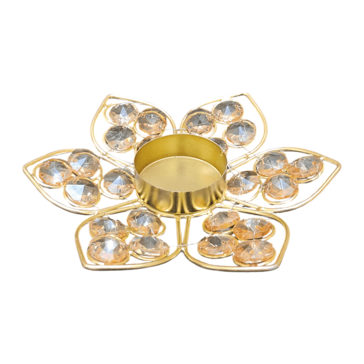 Gifts Byte Crystal Lotus Tealight Holder - Image 2