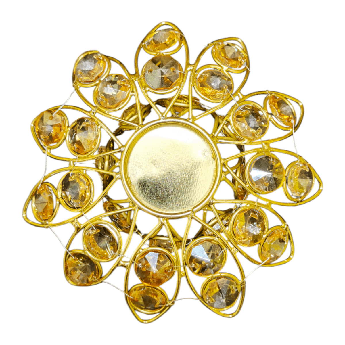 Gifts Byte Crystal Lotus Layered Tealight Holder - Image 4