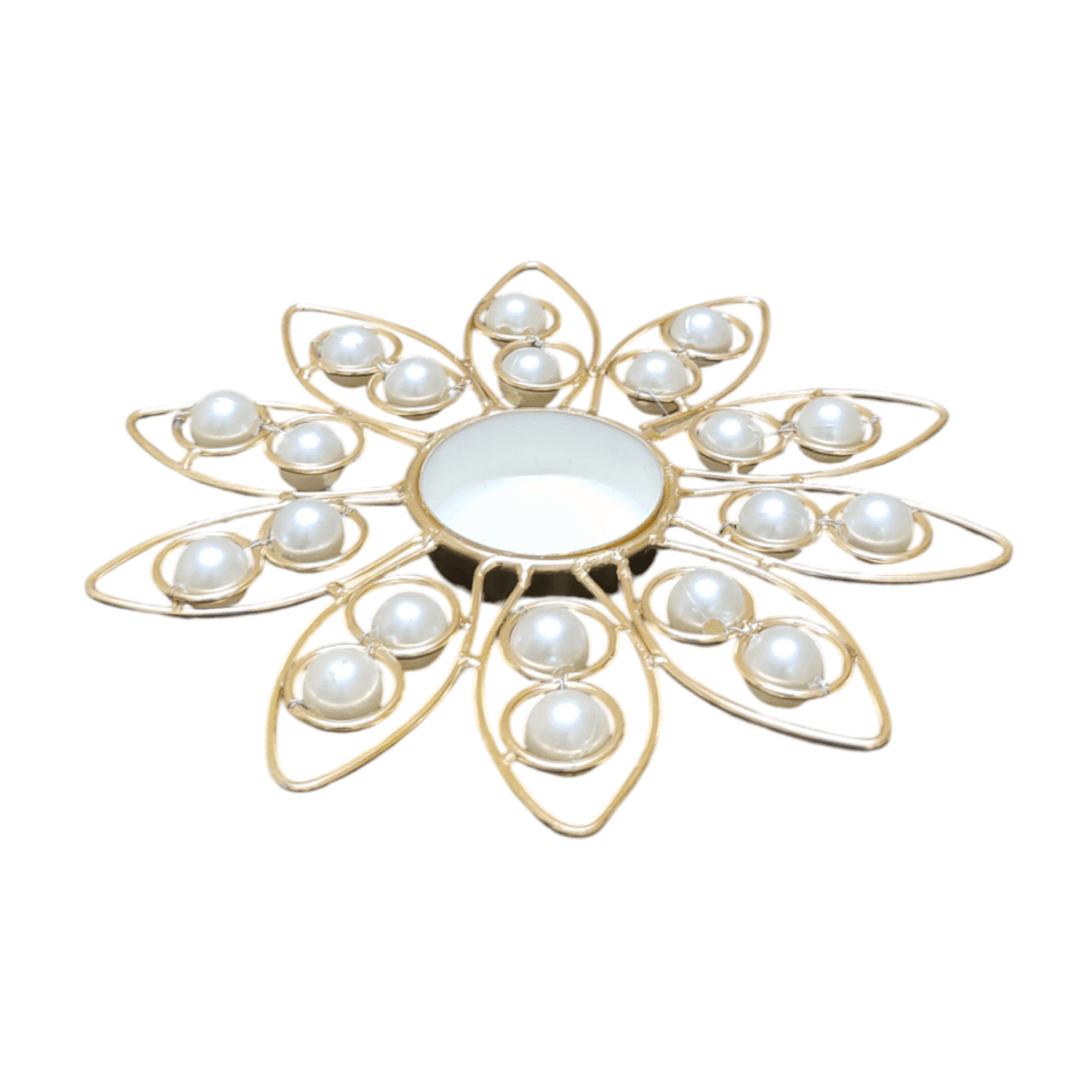 Gifts Byte Pearl Blossom Tealight Holder - Image 2