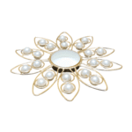 Gifts Byte Pearl Blossom Tealight Holder - Image 2