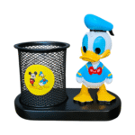 DD Cartoon Desk Organizer Pen Stand with Metal Mesh Holder - Image 2