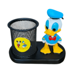 DD Cartoon Desk Organizer Pen Stand with Metal Mesh Holder - Image 4