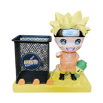 Naru Cartoon Desk Organizer Pen Stand with Metal Mesh Holder - Image 2