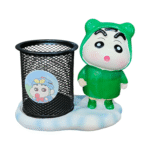 Shin Cartoon Desk Organizer Pen Stand with Metal Mesh Holder - Image 2