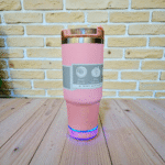 Stainless Steel Insulated Tumbler with Bluetooth Speaker at Bottom
