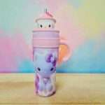 Kitty Cartoon Printed Stainless Steel Insulated Flask Bottle