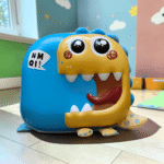 3D Dinosaur Kids School Bag – Cute Cartoon Backpack for Boys & Girls - Image 5