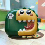 3D Dinosaur Kids School Bag – Cute Cartoon Backpack for Boys & Girls - Image 4
