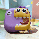 3D Dinosaur Kids School Bag – Cute Cartoon Backpack for Boys & Girls - Image 2