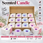 Gifts Byte Decorative Floral Tealight Candles for Home Decor & Gifting - Image 3