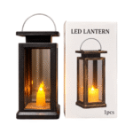 Gifts Byte LED Lantern Decorative Light – 8.5 Inch, Warm LED Candle Effect - Image 2